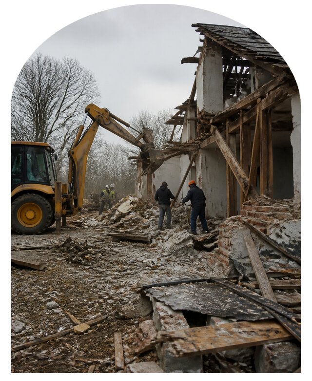 Профессиональный демонтаж частного дома под ключ в Камышине